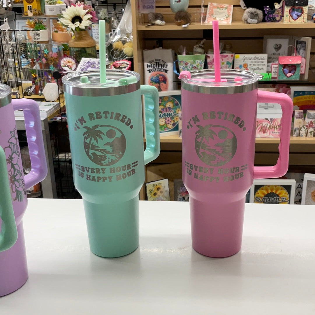 Tumbler 40 oz Etched