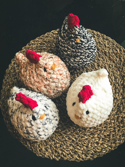 Crocheted Chickens