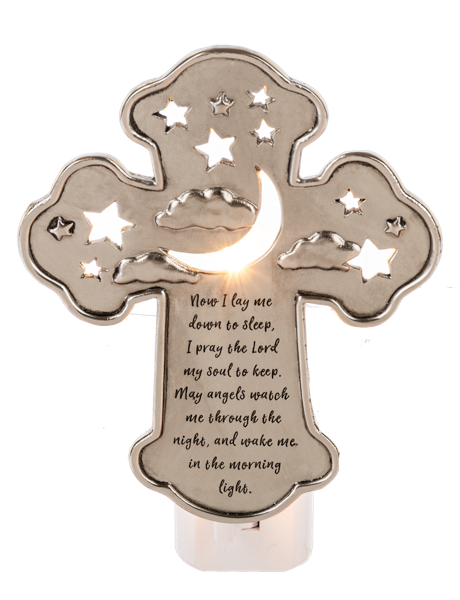 Prayer on Cross Night Light