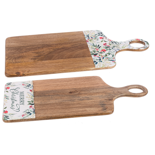 Holiday Botanical Cutting Board (2 pc. ppk.)