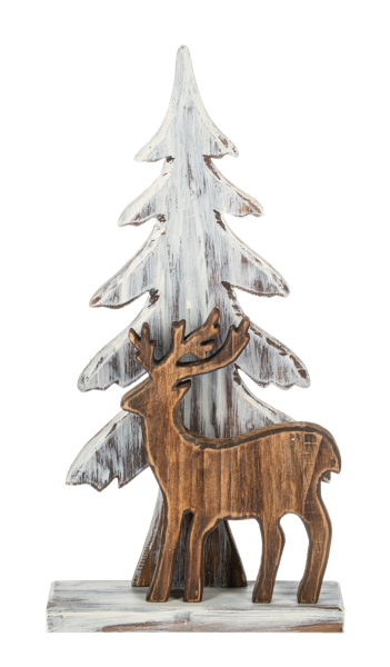Deer in Forest Decor