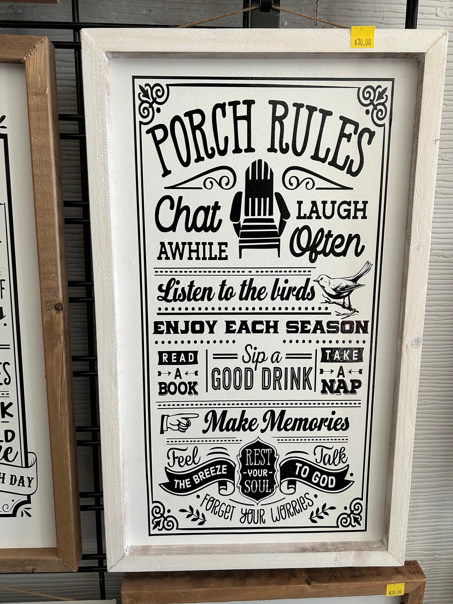 Porch Rules