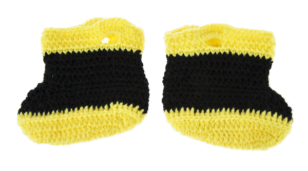 Firefighter Baby Booties