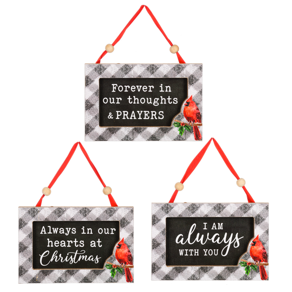 Cardinal Hanging Signs