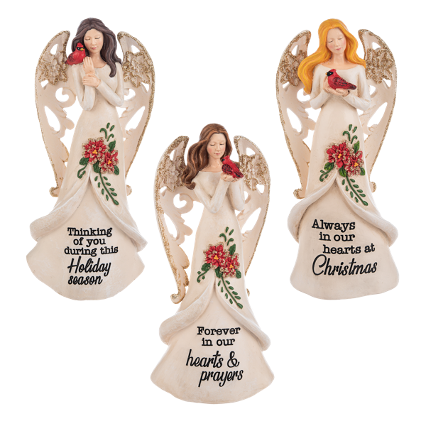 Christmas Cardinal Angel - Figurines