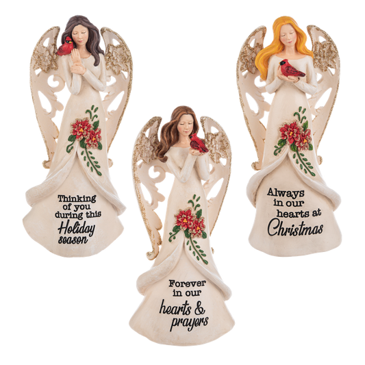 Christmas Cardinal Angel - Figurines