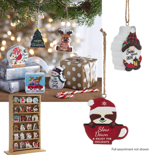 Christmas Block Talk Ornaments