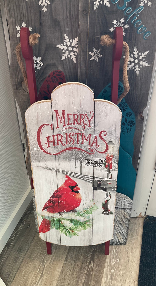 Christmas Wooden Sleigh