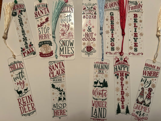 Christmas Acrylic Bookmarks