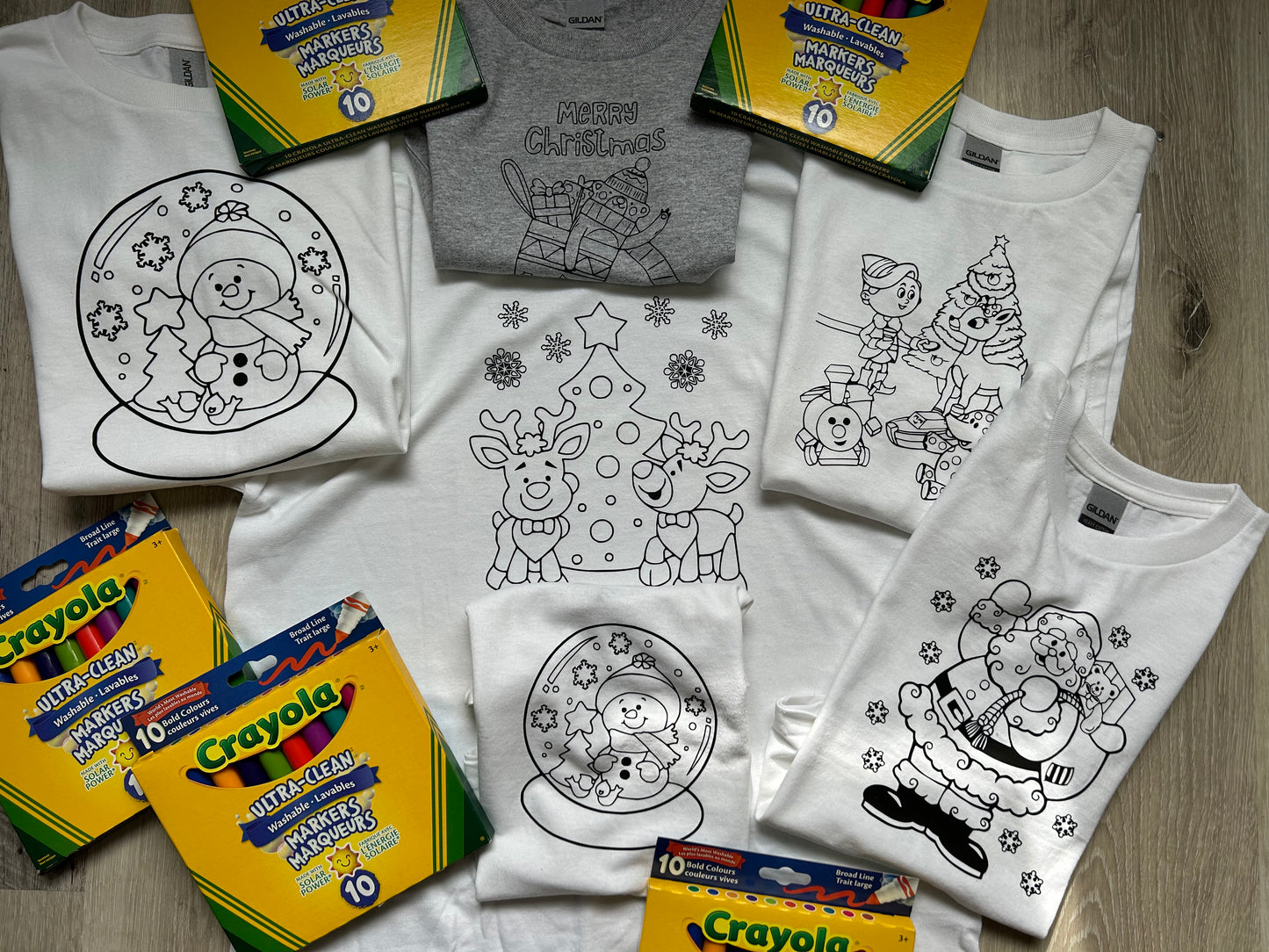 Christmas Coloring t-shirts