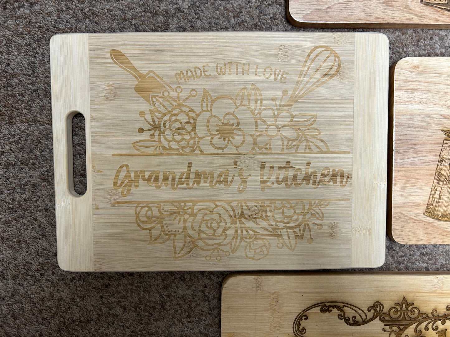 Cutting Boards - Wood Engraved/Etched