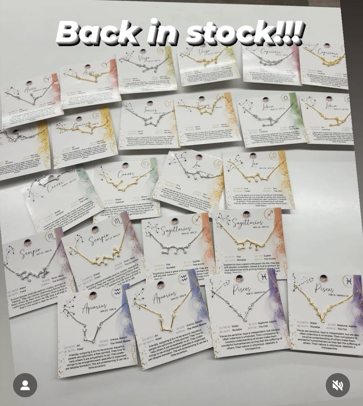 Astrology Constellation Necklaces