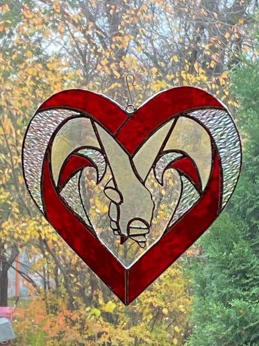 Heart with Holding Hands