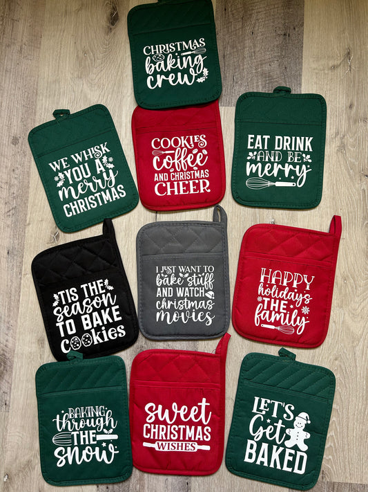 Christmas Oven Mitt