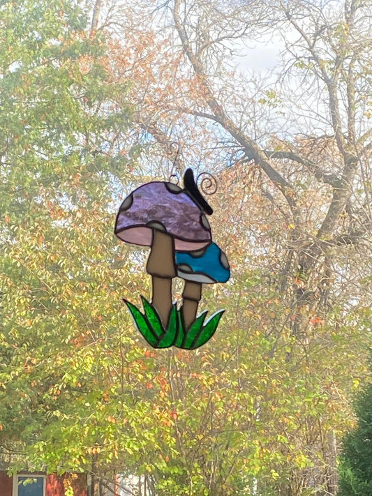Stained Glass Mushrooms