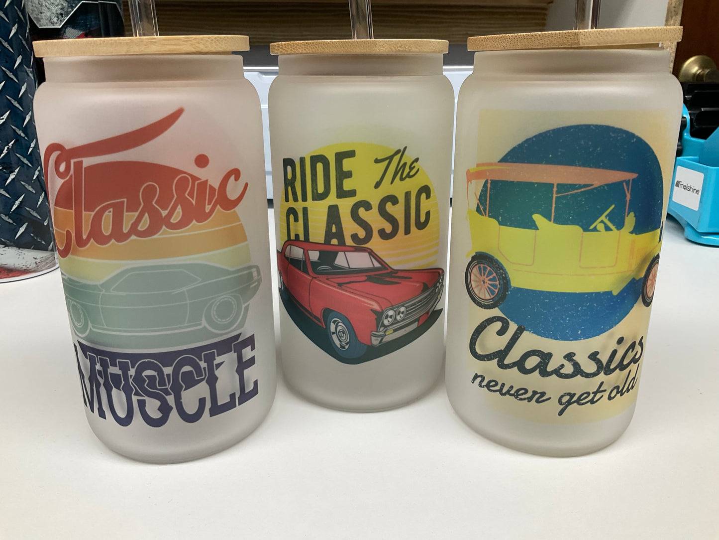 Car Themed Tumblers