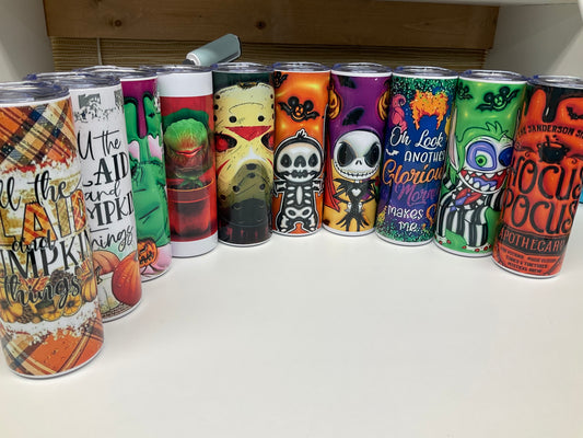 Fall/Halloween Themed Tumblers & Coffee Mugs