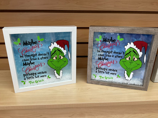The Grinch Shadow Boxes