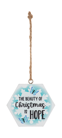 Christmas Block Talk Ornaments