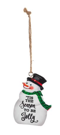 Christmas Block Talk Ornaments