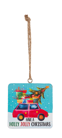 Christmas Block Talk Ornaments