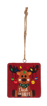 Christmas Block Talk Ornaments