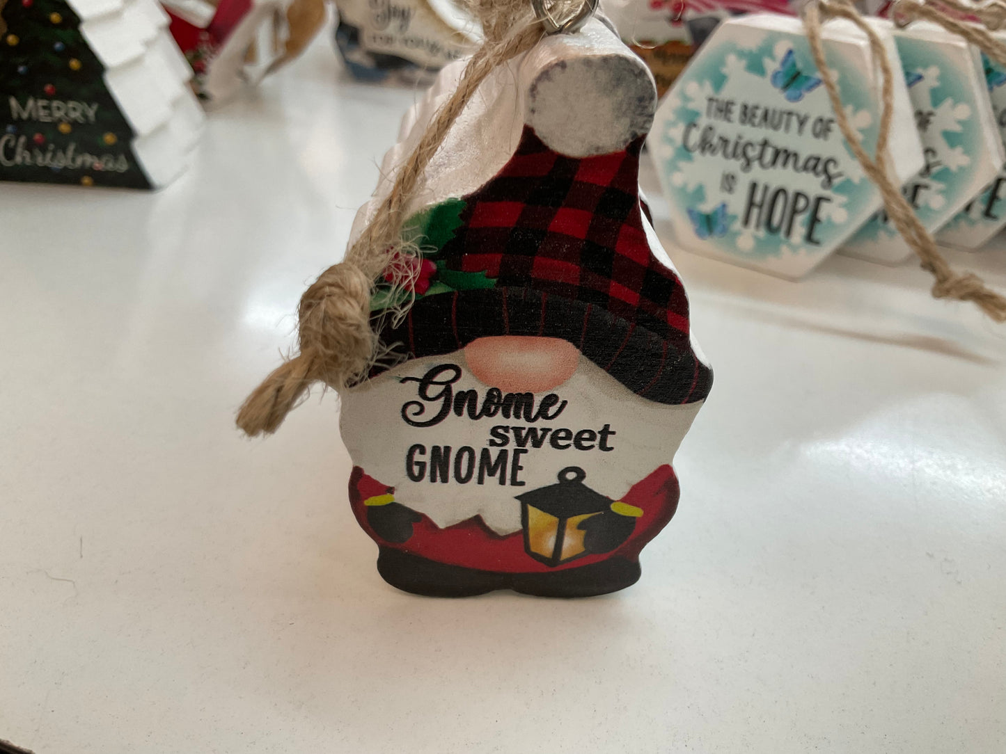 Christmas Block Talk Ornaments