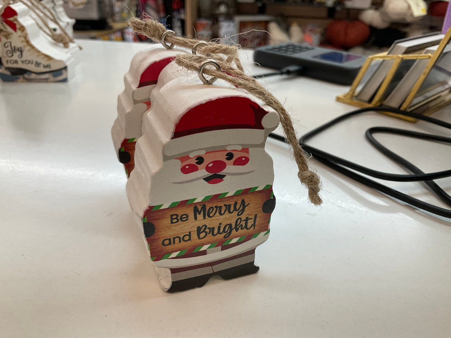 Christmas Block Talk Ornaments