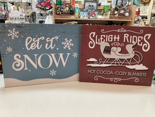 Christmas signs