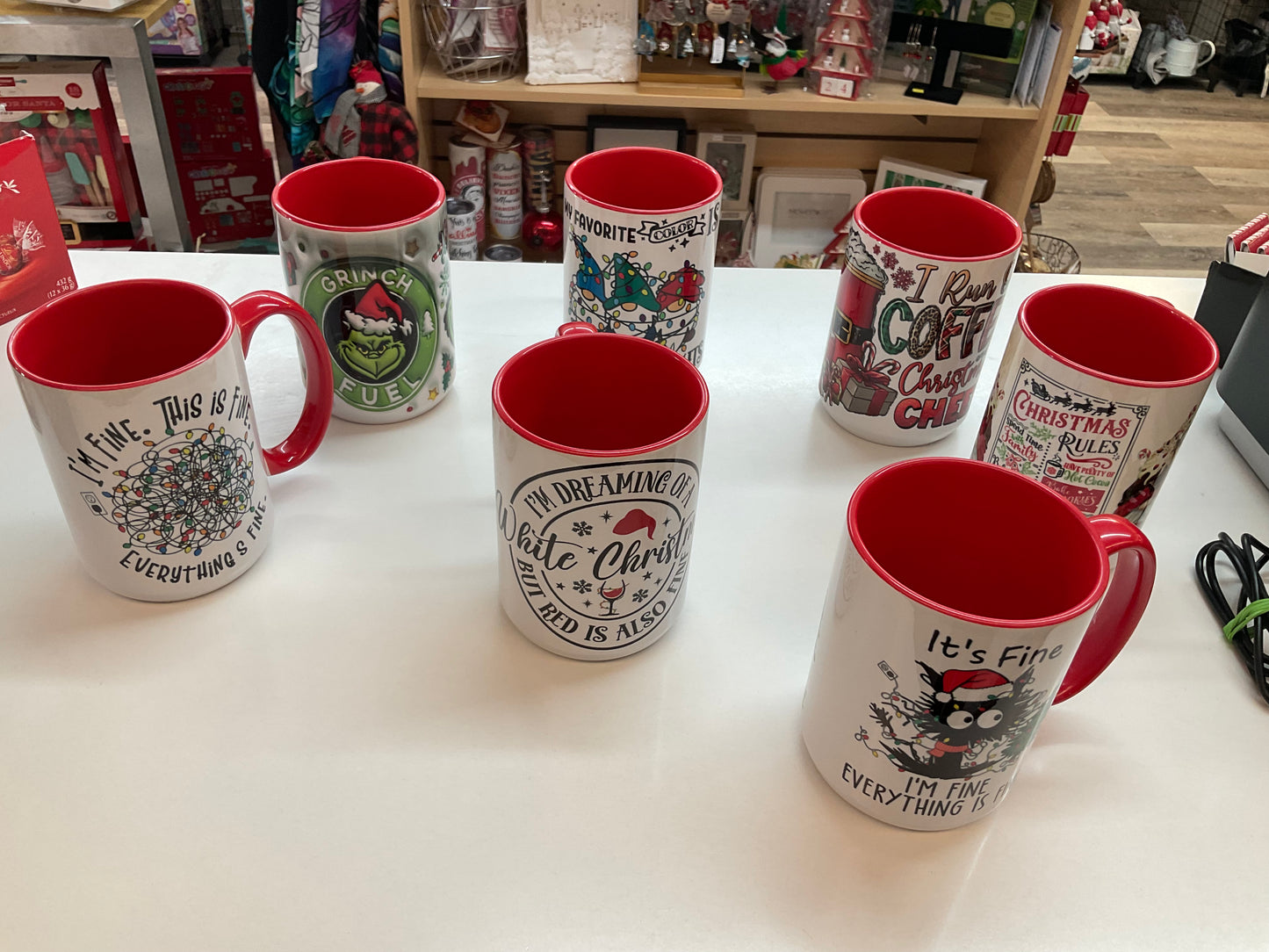 Christmas/Holiday Themed Coffee Mugs