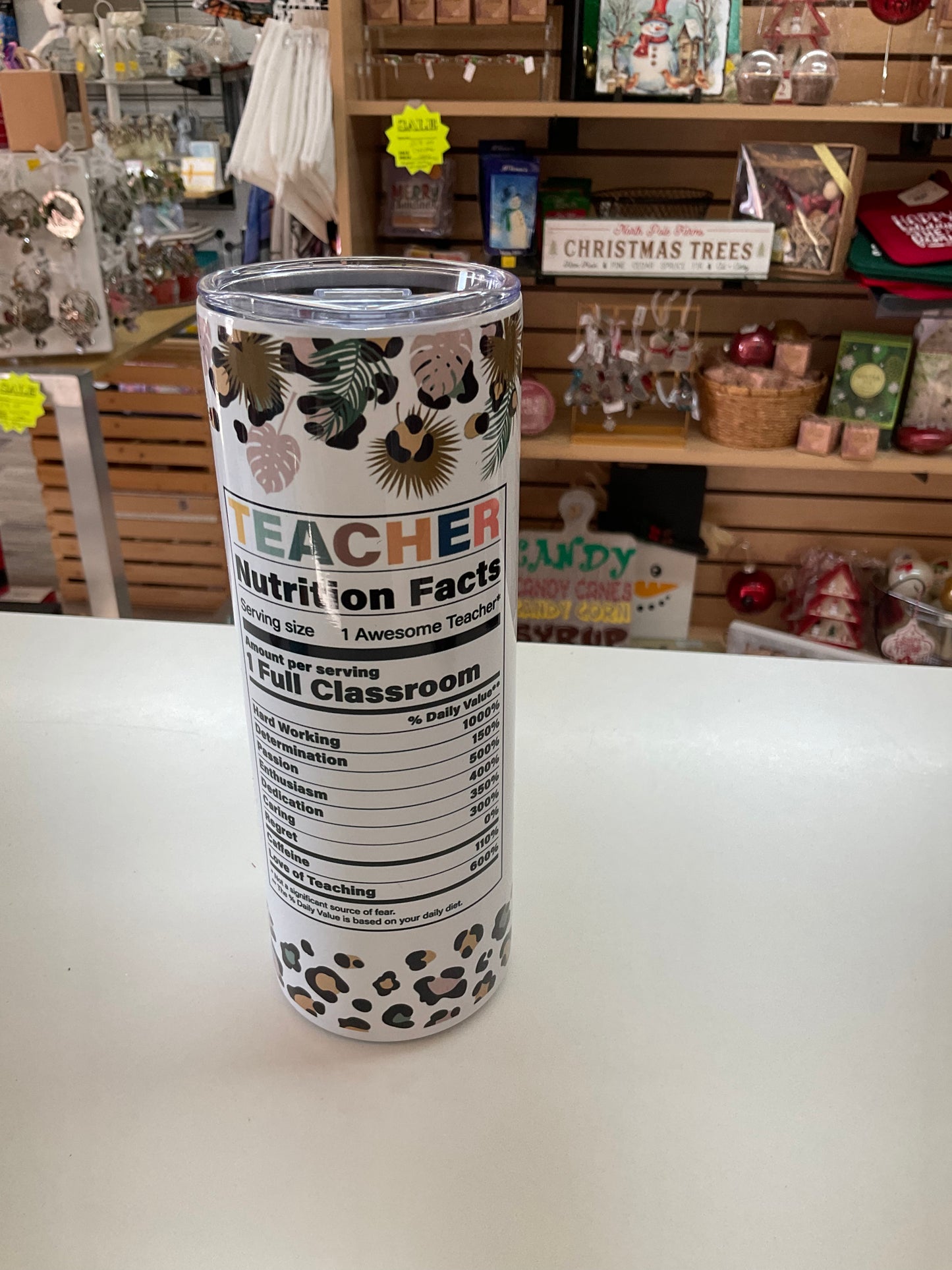 Teacher Life Nutrition Facts