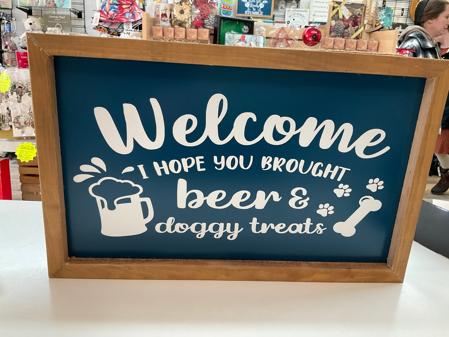 Welcome I hope you bought beer