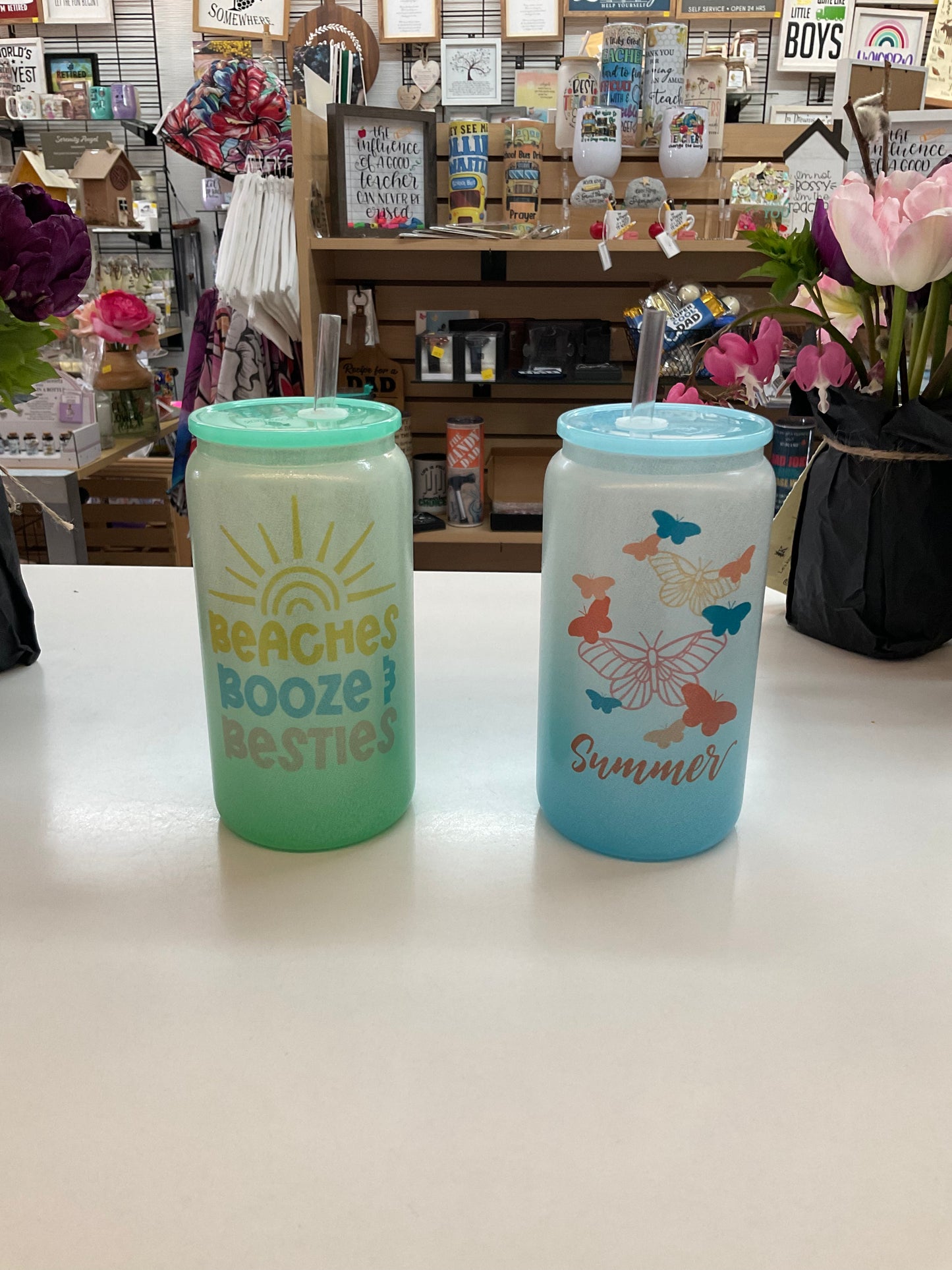 Shimmer Glass Tumblers