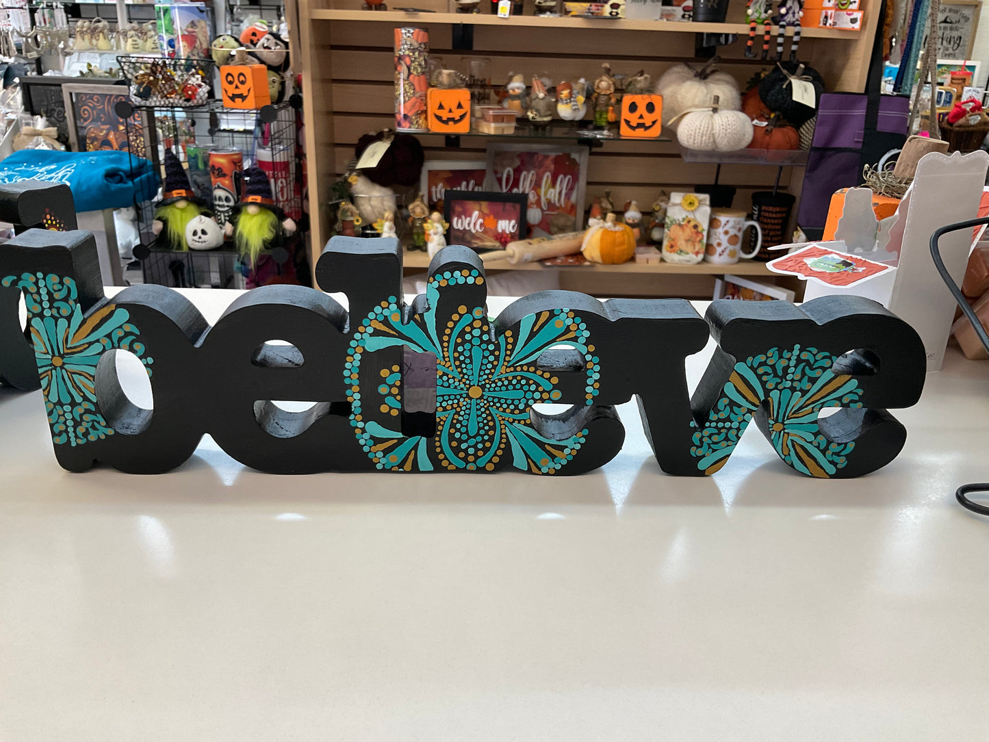 Wooden Dot Signs