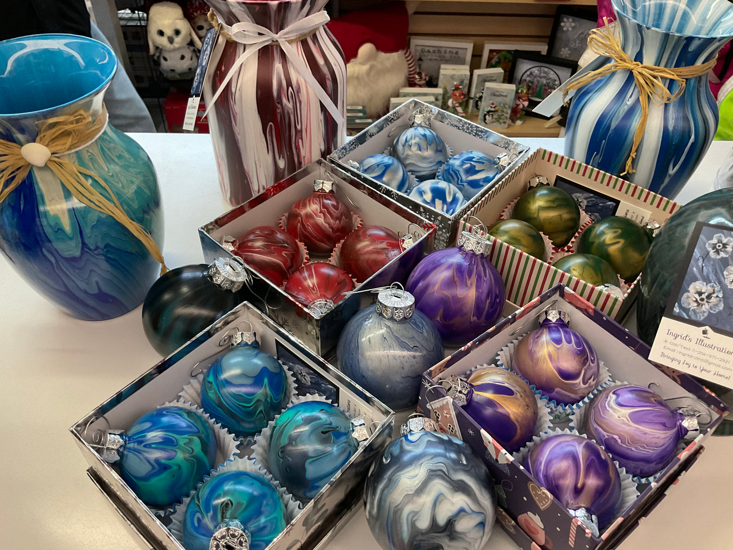 Hand Glazed Ornaments