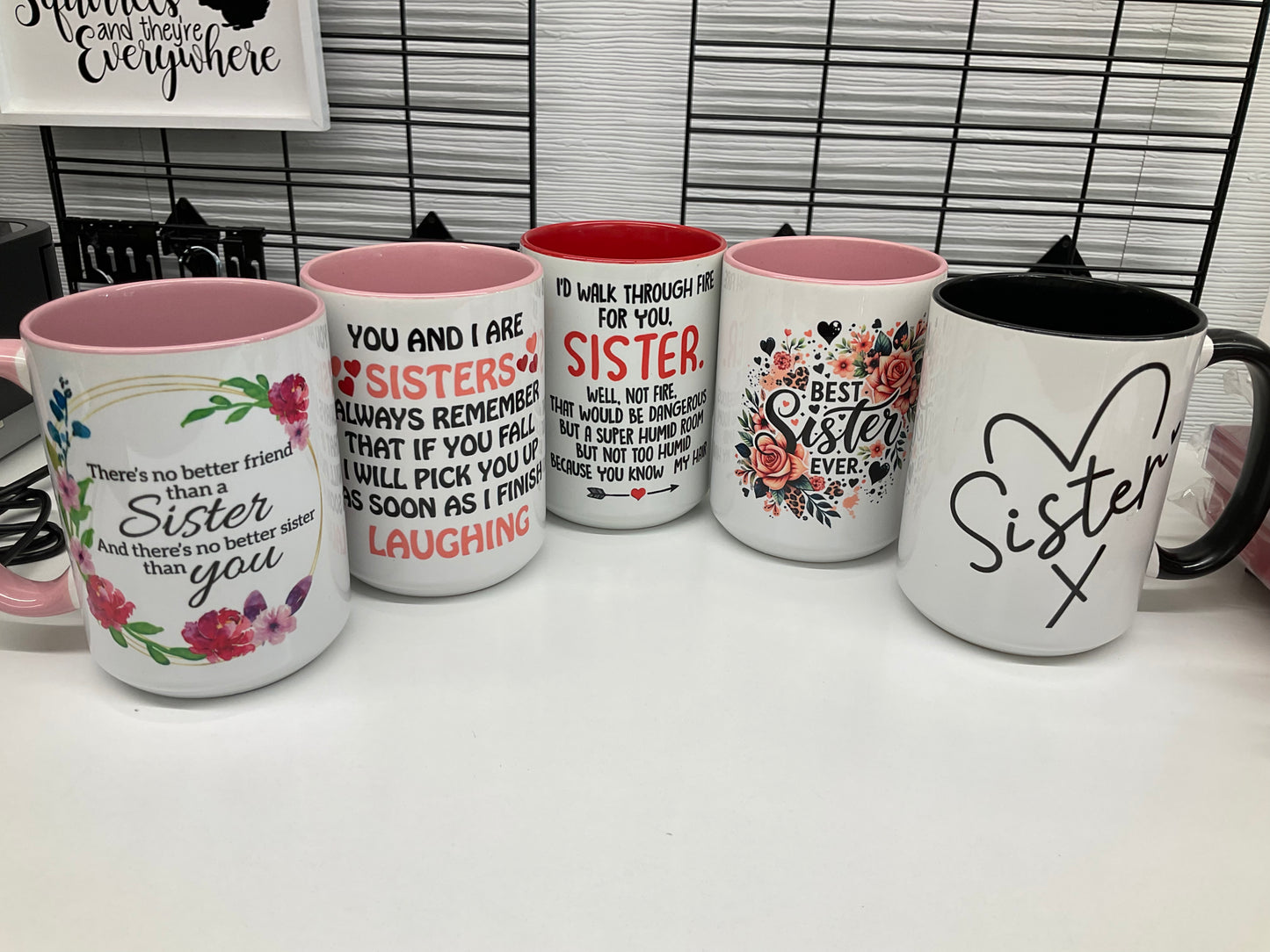 Sister Themed Mugs