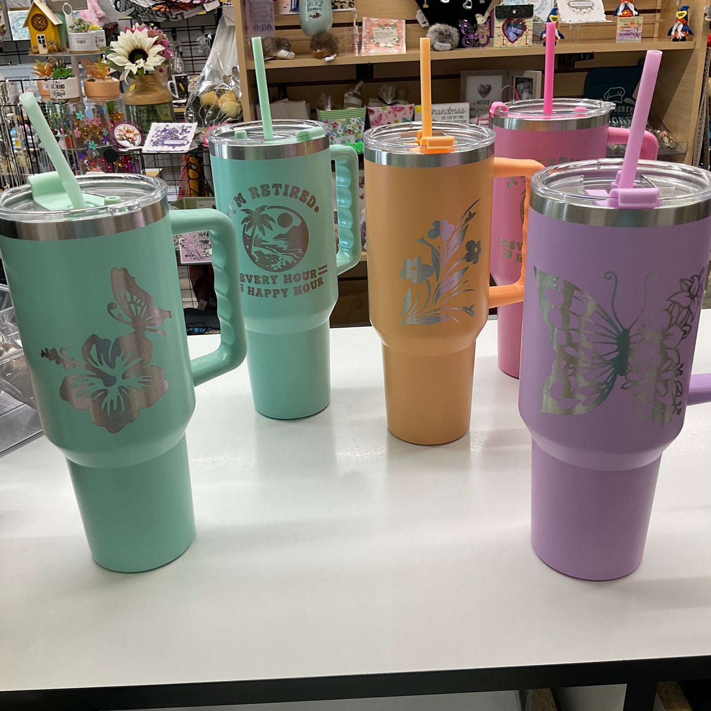 Tumbler 40 oz Etched