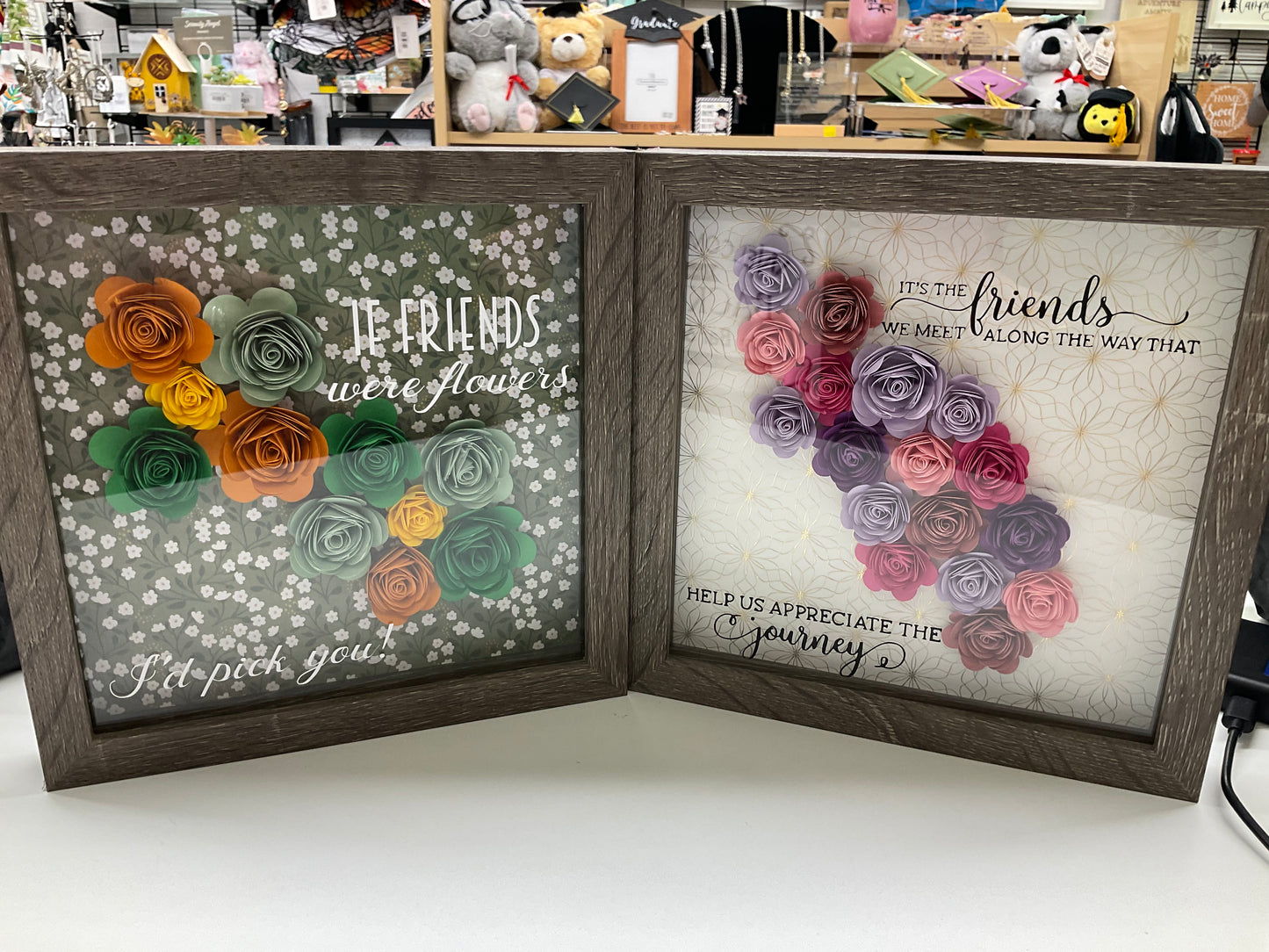 Friend Themed Shadow Boxes