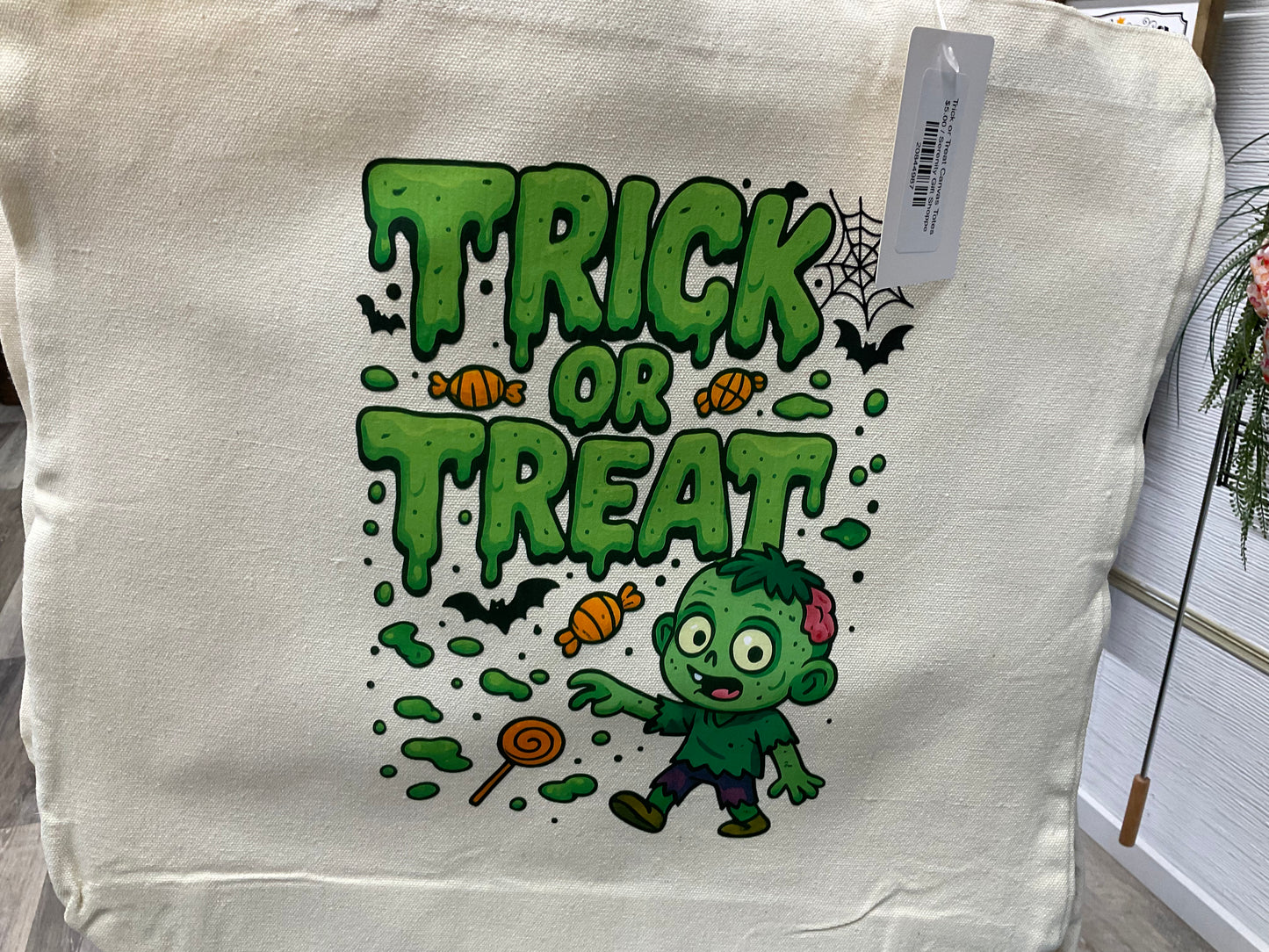 Trick or Treat Canvas Totes