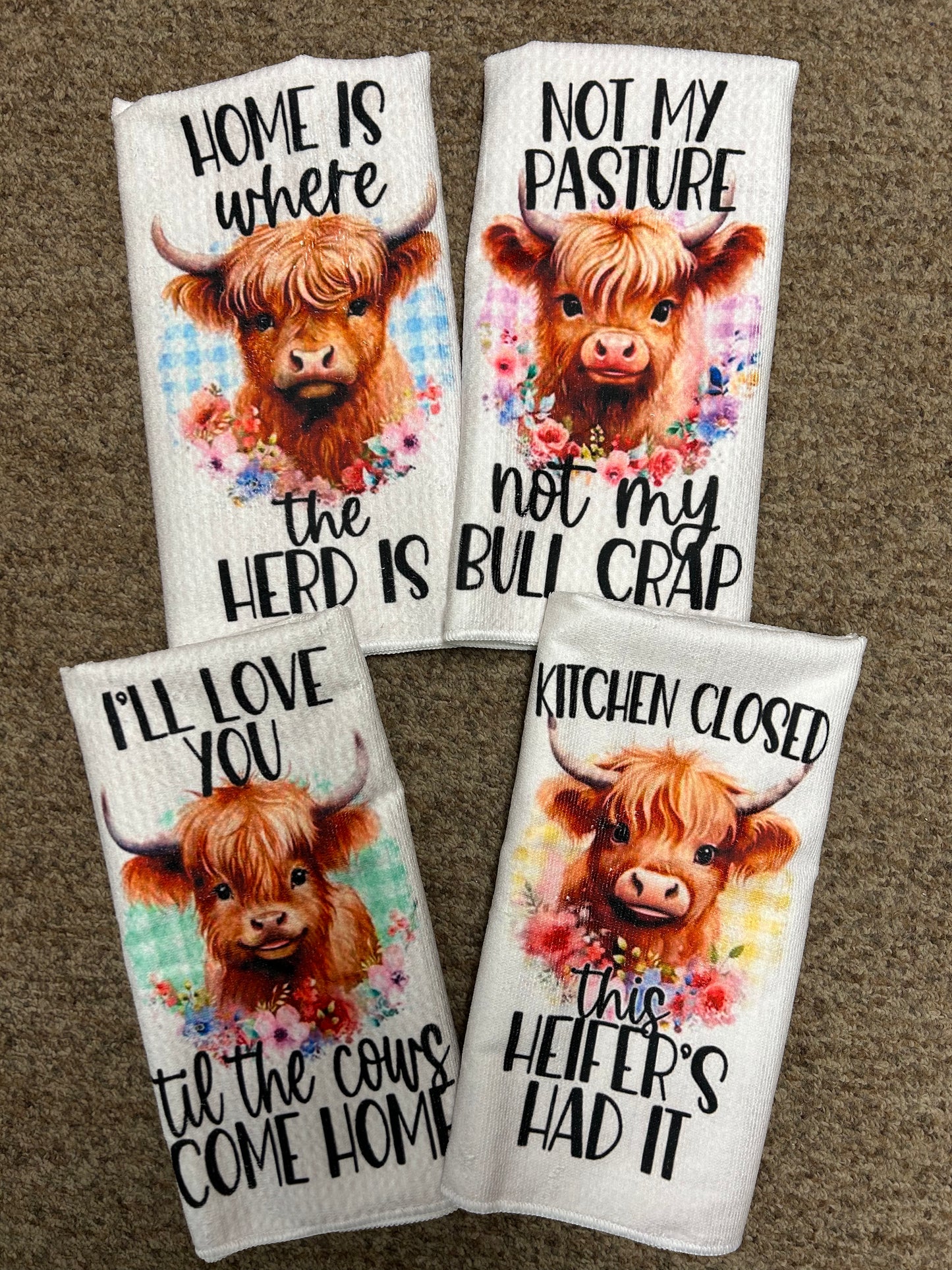 Heifer Cute Tea Towels