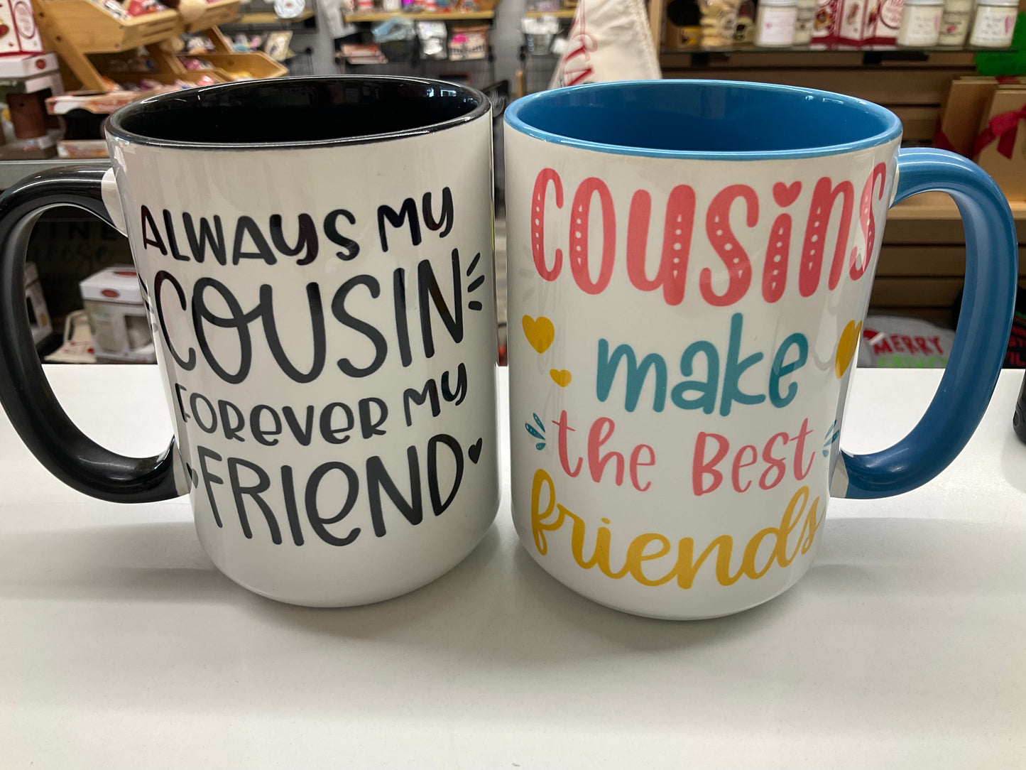 Cousin Themed Cups