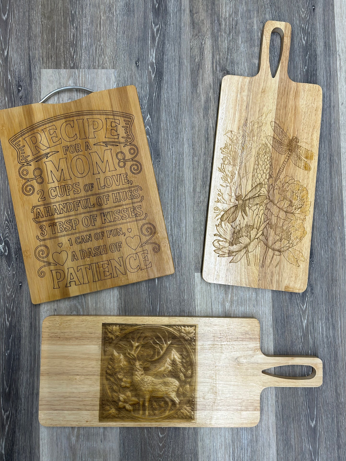 Cutting Boards - Wood Engraved/Etched