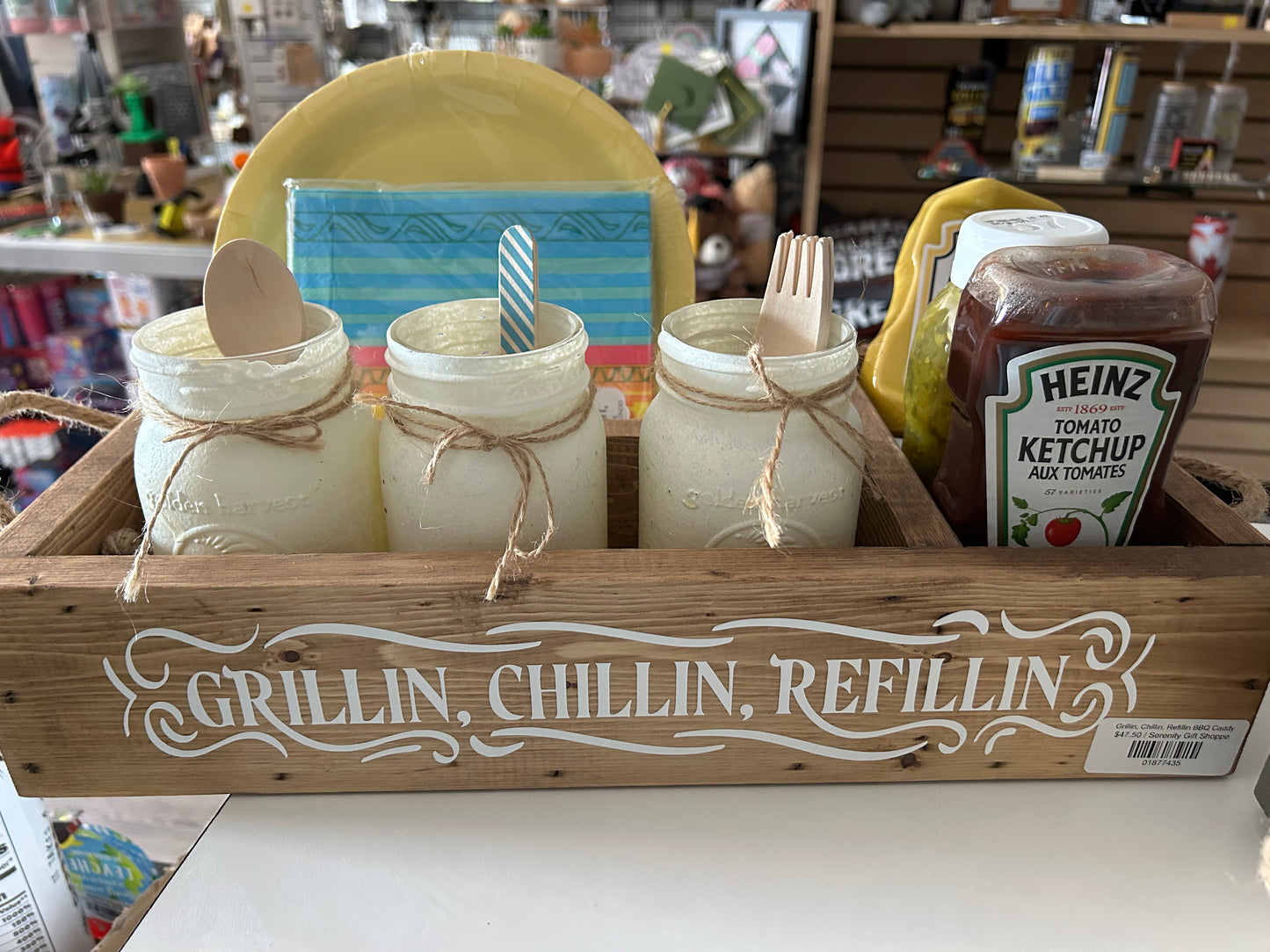 Grillin, Chillin, Refillin BBQ Caddy