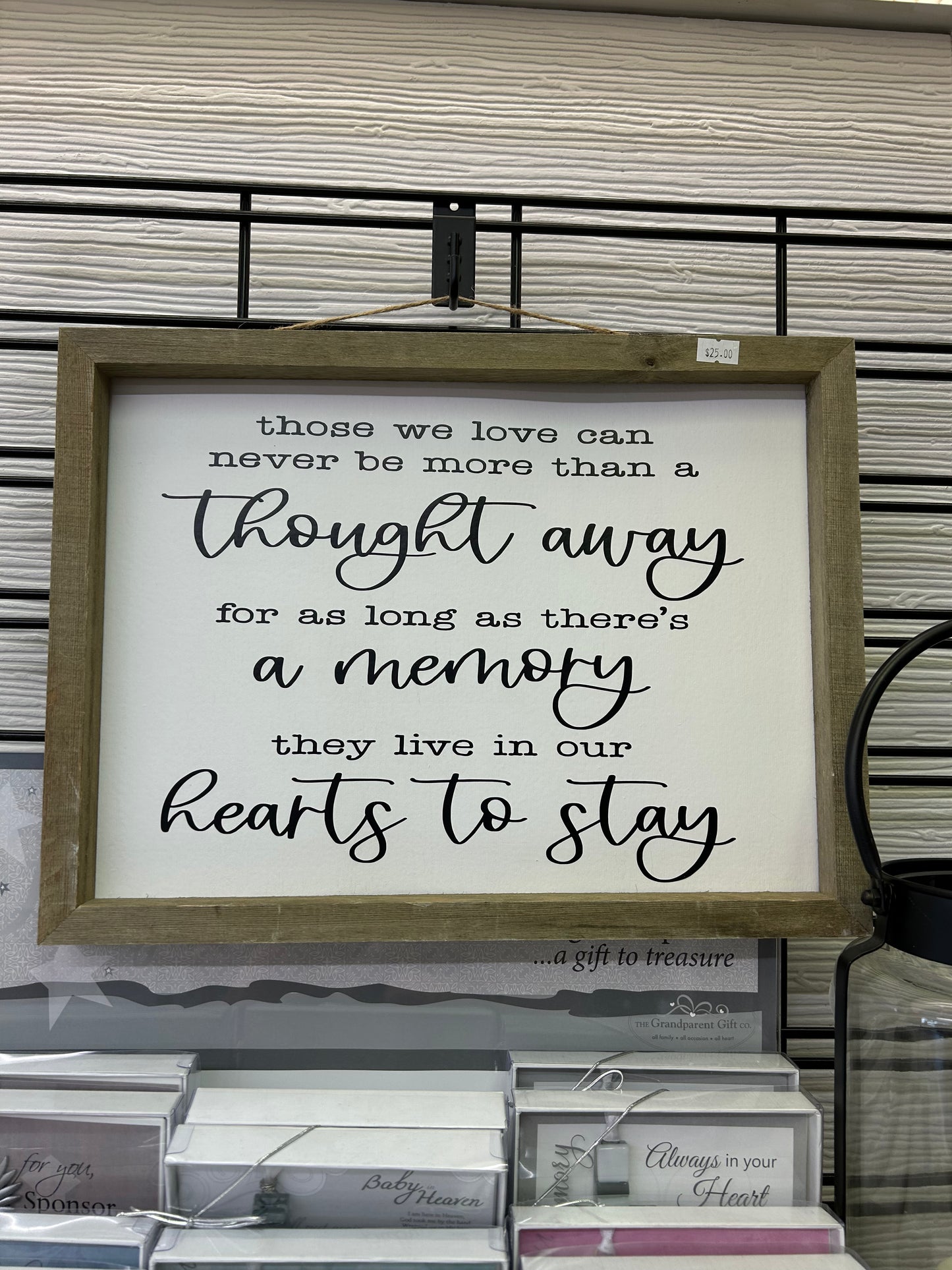 Those we love can never be more than a Thought Away