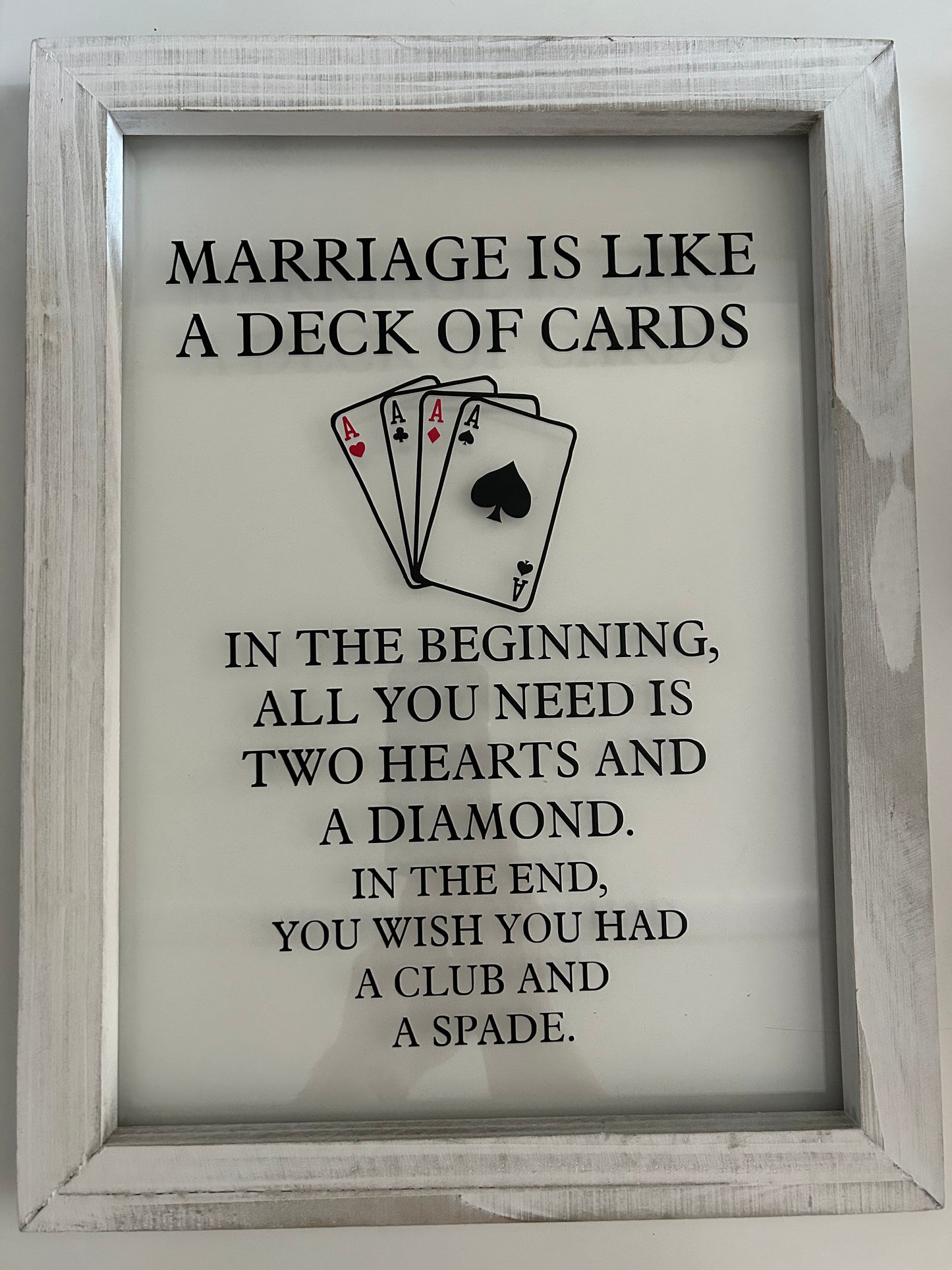 Marriage Like a Deck of Cards