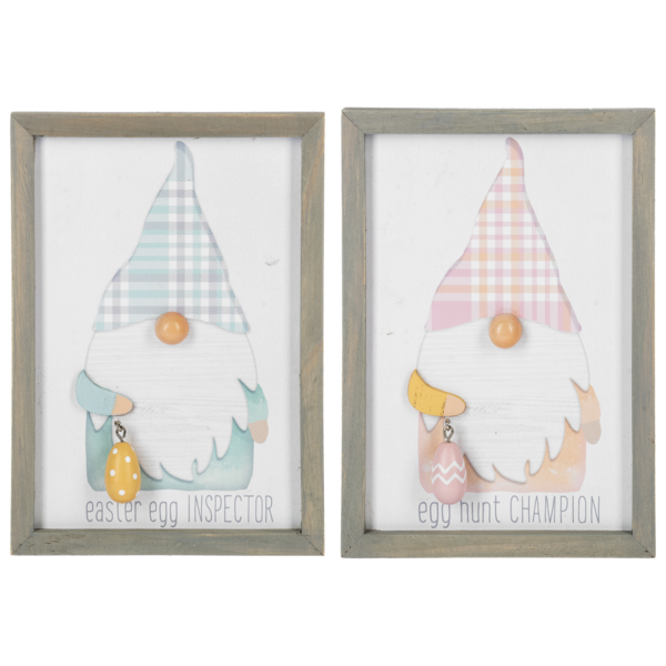 Easter Gnomes Wall Decor