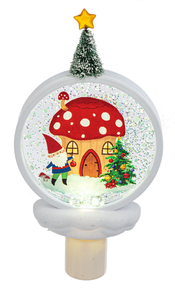 Gnome Home Shimmer LED Disk Night Light