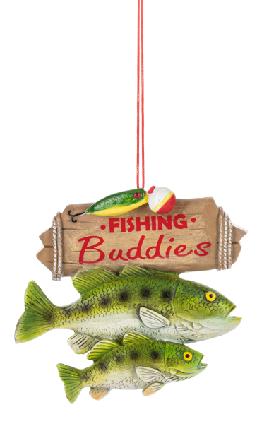 Fishing Buddies Ornament