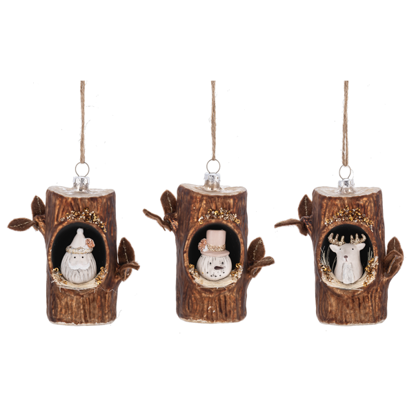 Winter Friends In Tree Ornaments
