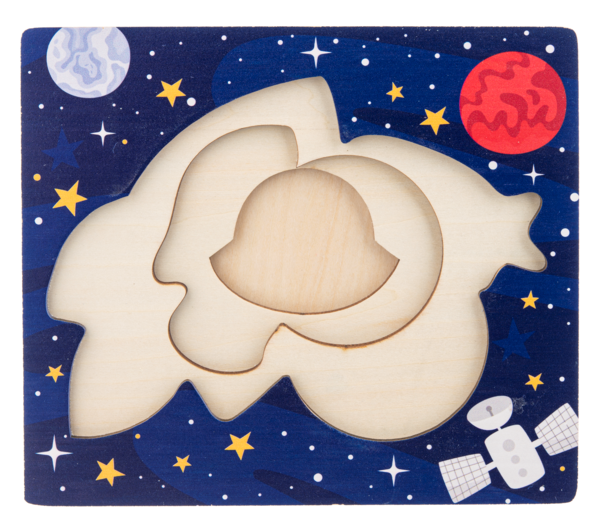 Wooden Space Layered Puzzle